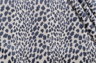 P Kaufmann Meowww Grospoint Velvet Upholstery Fabric in Twilight 
