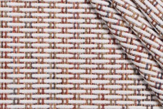 Hamilton Seagrove Woven Chenille Upholstery Fabric in Spice 