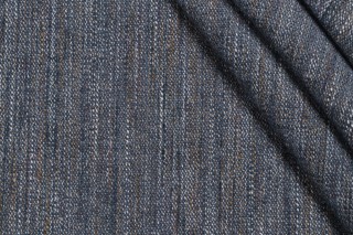 Crypton Mazin High Performance Woven Chenille Upholstery Fabric in Denim 