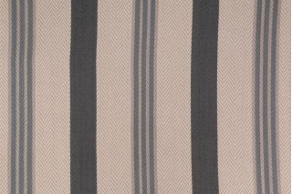 Onyx Age Boulevard Stripe Woven Decorator Fabric in Slate