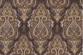 Mill Creek Naehring-Hillside Printed Cotton Drapery Fabric in Onyx