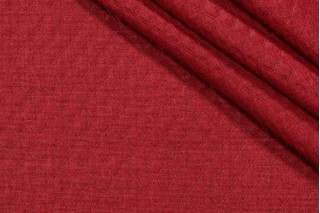 Richloom McHusk-Diamond Tech Printed Polyester Outdoor Fabric in Berry