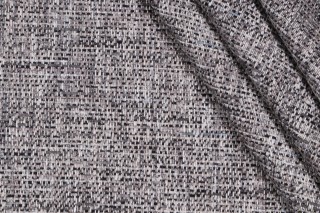 Golding Omega Woven Chenille Upholstery Fabric in Salt & Pepper