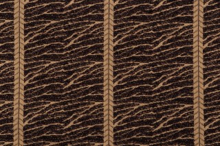 Scalamandre Merill Stripe Tapestry Upholstery Fabric in Ebony