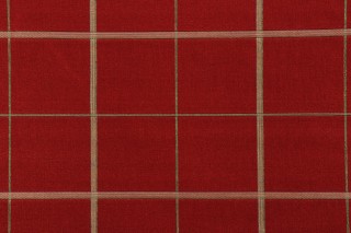 Grey Watkins Carriere Grospoint Woven Upholstery Fabric in Rust for Scalamandre