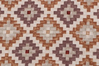 Grey Watkins Topkapi Printed Drapery Fabric in Taupe/Camel for Scalamandre