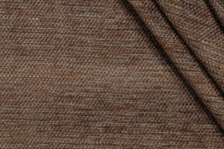 Old World Weavers Cedaredge Woven Chenille Upholstery Fabric in Blue/Brown for Scalamandre