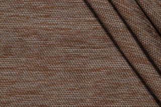 Scalamandre Cedaredge Woven Chenille Upholstery Fabric in Blue/Brown