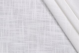 Norde Woven Drapery Fabric in White