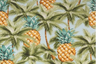 Richloom Luau Printed Polyester Outdoor Fabric in Palmetto