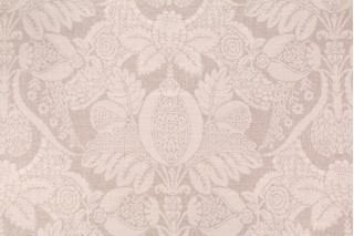 Kaufmann Artifact Printed Linen Blend Drapery Fabric in Pearl