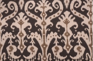 Lacefield Casbah-Heavy Basket Printed Cotton Blend Drapery Fabric in Mink