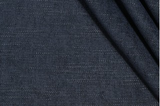 Golding Maxwell Woven Chenille Upholstery Fabric in Ink (Blue)