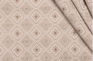 Crypton Tanvi High Performance Woven Chenille Upholstery Fabric in Fawn
