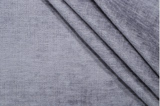 Kaufmann Lucca Woven Chenille Upholstery Fabric in Blue Smoke
