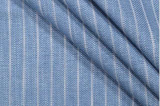 Bella Dura Home Harborview Latex Backed High UV Polyester Indoor/Outdoor Fabric in Chambray