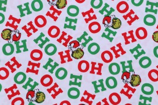 Robert Kaufman How The Grinch Stole Christmas Collection ADE-20997-223 Printed Cotton Craft Fabric in Holiday