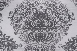 Clementini Sheer Drapery Fabric in White