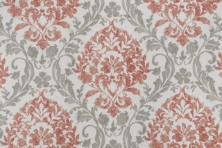 Mill Creek Pattonville-Pierside Printed Polyester Drapery Fabric in Spice 