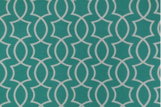 Richloom Titan Printed Poly Outdoor Fabric in Peacock