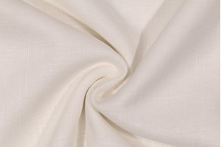Covington Jefferson Linen Drapery Fabric in 198 White