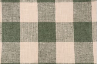 Kaufmann New Check Please Woven Upholstery Fabric in Kale