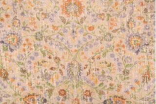 PK Lifestyles Ancient Arabesque Printed Chenille Upholstery Fabric in Sunset