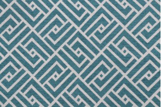 Covington Mozambique Chenille Upholstery Fabric in 504-Azure