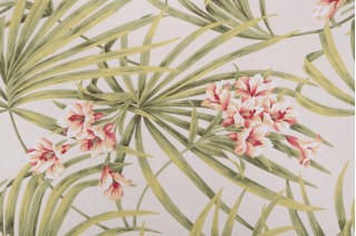 Magnolia Home St. Thomas Printed Cotton Drapery Fabric in Garden
