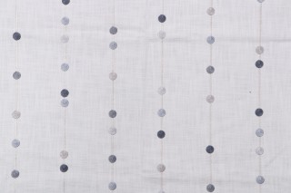 TFA Friendly Colors Embroidered Cotton Decorator Fabric in Denim