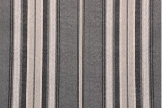 Richloom Solarium Terrace Printed Polyester Outdoor Fabric in Noir
