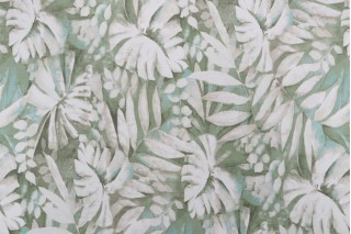 Tommy Bahama Drifting Tide Printed Polyester Outdoor Fabric in Aloe