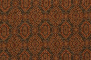 Scalamandre Cordoba Woven Upholstery Fabric in Amber/Jade