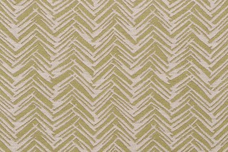 Grey Watkins On The Edge Woven Upholstery Fabric in Spring Green