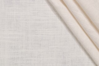 Wexford Linen Woven Decorator Fabric in Oyster
