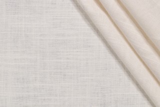 Wexford Linen Woven Decorator Fabric in Oyster