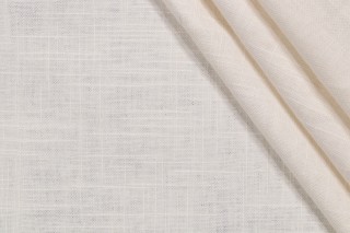 Wexford Linen Woven Decorator Fabric in Oyster