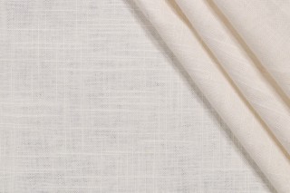 Wexford Linen Woven Decorator Fabric in Oyster