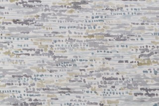 Rylee Printed Drapery Fabric in Lagoon