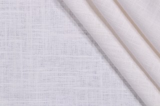 1 Yard Wexford Linen Woven Decorator Fabric in Ivory