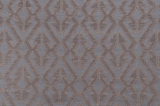 Pupa Tapestry Upholstery Fabric in Aqua/Camel