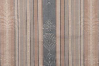 Grey Watkins La Raya De Anana Woven Decorator Fabric in Ecru/Slate