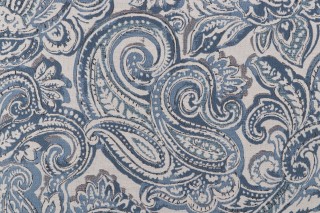 Fabricut Ringtone Tapestry Upholstery Fabric in Chambray 