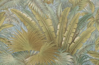 Tommy Bahama Bahamian Breeze Printed Polyester Outdoor Fabric in Surf 