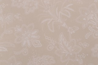 Waverly Follow The Trail Printed Denim Decorator Fabric in Flax 