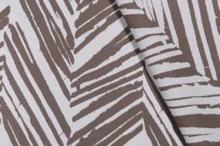 Terrasol-Hatteras Reversible Polyester Outdoor Fabric in Mink 