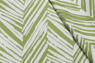 Terrasol-Hatteras Reversible Polyester Outdoor Fabric in Kiwi 