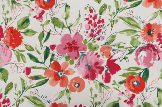 Richloom Bettina Printed Polyester Outdoor Fabric in Garden 