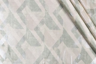 P Kaufmann Berto Printed Chenille Decorator Fabric in Sage 
