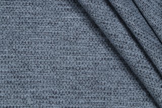 Covington Kyler Felt-Backed Chenille Upholstery Fabric in 57-Smokey Blue 